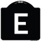 Signmission Sign with Letter E Heavy-Gauge Aluminum Architectural Sign, 18" x 18", BW-1818-22956 A-DES-BW-1818-22956 - alternate 1